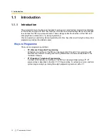 Preview for 10 page of Panasonic KX-TDA15 Pt Programming Manual