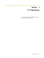 Preview for 15 page of Panasonic KX-TDA15 Pt Programming Manual