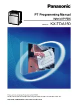 Panasonic KX-TDA150 Programming Manual preview