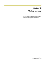 Preview for 15 page of Panasonic KX-TDA150 Programming Manual