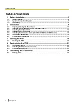 Preview for 2 page of Panasonic KX-TDA150BR Getting Started