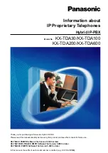 Panasonic KX-TDA30 Manual предпросмотр