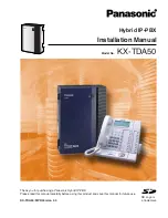 Предварительный просмотр 1 страницы Panasonic KX-TDA50 Installation Manual