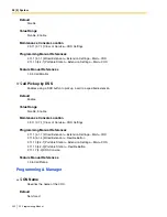 Preview for 292 page of Panasonic KX-TDA50 Pc Programming Manual