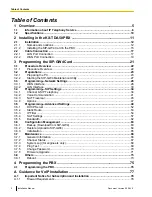 Preview for 2 page of Panasonic KX-TDA5450 Installation Manual