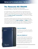 Preview for 2 page of Panasonic KX-TDA5480 Brochure & Specs