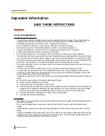 Preview for 8 page of Panasonic KX-TDA600 - Hybrid IP PBX Control Unit Max. 1008 Ports Installation Manual