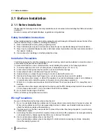 Preview for 44 page of Panasonic KX-TDA600 - Hybrid IP PBX Control Unit Max. 1008 Ports Installation Manual