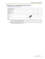 Preview for 45 page of Panasonic KX-TDA600 - Hybrid IP PBX Control Unit Max. 1008... Installation Manual