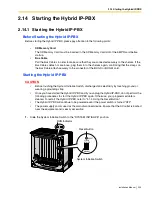 Preview for 205 page of Panasonic KX-TDA600 - Hybrid IP PBX Control Unit Max. 1008... Installation Manual