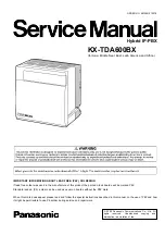 Panasonic KX-TDA600BX Service Manual preview