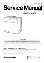 Preview for 1 page of Panasonic KX-TDA600CE Service Manual