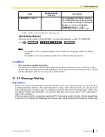 Preview for 185 page of Panasonic KX-TDE100 Feature Manual