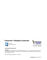 Preview for 392 page of Panasonic KX-TDE100 Feature Manual