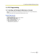 Предварительный просмотр 17 страницы Panasonic KX-TDE100 Pc Programming Manual
