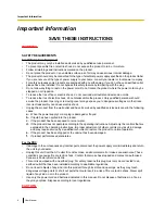 Preview for 8 page of Panasonic KX-TDE100 User Manual