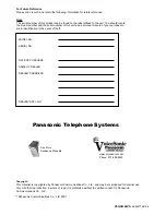 Preview for 254 page of Panasonic KX-TDE100 User Manual