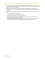 Preview for 8 page of Panasonic KX-TDE110 Installation Manual