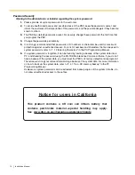 Preview for 10 page of Panasonic KX-TDE110 Installation Manual