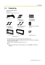 Preview for 5 page of Panasonic KX-TDE200 Getting Started