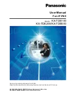 Panasonic KX-TDE200 User Manual preview
