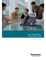 Preview for 1 page of Panasonic KX-TDE200AL Brochure & Specs