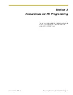 Preview for 11 page of Panasonic KX-TDE600 Programming Manual