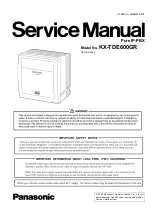 Preview for 1 page of Panasonic KX-TDE600GR Service Manual