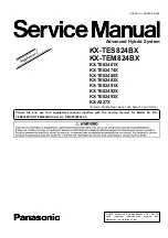 Panasonic KX-TE82461X Service Manual preview