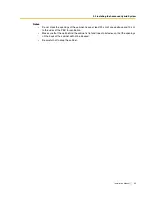 Preview for 35 page of Panasonic KX-TES824 Installation Manual