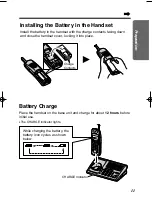 Предварительный просмотр 11 страницы Panasonic KX-TG1000N - 2.4GHz Cordless Phone Operating Instructions Manual