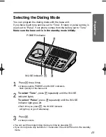 Предварительный просмотр 13 страницы Panasonic KX-TG1000N - 2.4GHz Cordless Phone Operating Instructions Manual