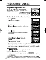 Предварительный просмотр 14 страницы Panasonic KX-TG1000N - 2.4GHz Cordless Phone Operating Instructions Manual