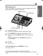 Предварительный просмотр 17 страницы Panasonic KX-TG1000N - 2.4GHz Cordless Phone Operating Instructions Manual