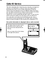 Предварительный просмотр 26 страницы Panasonic KX-TG1000N - 2.4GHz Cordless Phone Operating Instructions Manual