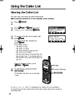 Предварительный просмотр 28 страницы Panasonic KX-TG1000N - 2.4GHz Cordless Phone Operating Instructions Manual