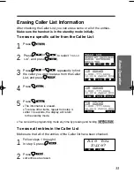 Предварительный просмотр 33 страницы Panasonic KX-TG1000N - 2.4GHz Cordless Phone Operating Instructions Manual