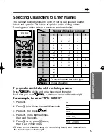 Предварительный просмотр 37 страницы Panasonic KX-TG1000N - 2.4GHz Cordless Phone Operating Instructions Manual