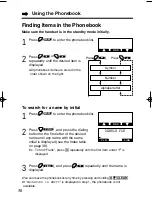 Предварительный просмотр 38 страницы Panasonic KX-TG1000N - 2.4GHz Cordless Phone Operating Instructions Manual