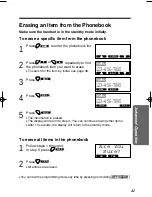 Предварительный просмотр 41 страницы Panasonic KX-TG1000N - 2.4GHz Cordless Phone Operating Instructions Manual