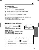 Предварительный просмотр 43 страницы Panasonic KX-TG1000N - 2.4GHz Cordless Phone Operating Instructions Manual