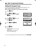 Предварительный просмотр 52 страницы Panasonic KX-TG1000N - 2.4GHz Cordless Phone Operating Instructions Manual