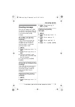 Предварительный просмотр 27 страницы Panasonic KX-TG1031 Operating Instructions Manual