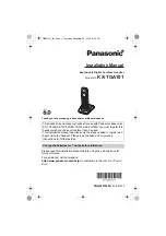 Предварительный просмотр 1 страницы Panasonic KX-TG1032 Installation Manual