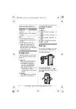 Предварительный просмотр 4 страницы Panasonic KX-TG1032 Installation Manual