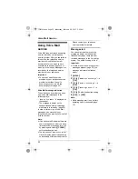 Предварительный просмотр 32 страницы Panasonic KX-TG1032C Operating Instructions Manual