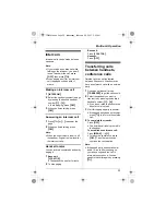 Предварительный просмотр 33 страницы Panasonic KX-TG1032C Operating Instructions Manual