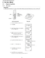 Предварительный просмотр 26 страницы Panasonic KX-TG1032S Service Manual