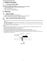 Предварительный просмотр 4 страницы Panasonic KX-TG1034 Service Manual