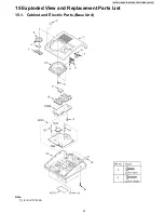 Предварительный просмотр 87 страницы Panasonic KX-TG1034 Service Manual